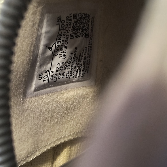 Off White Jordan 4 Sail WMNS Size 10.5/ Mens Size 9 - Picture 7 of 8